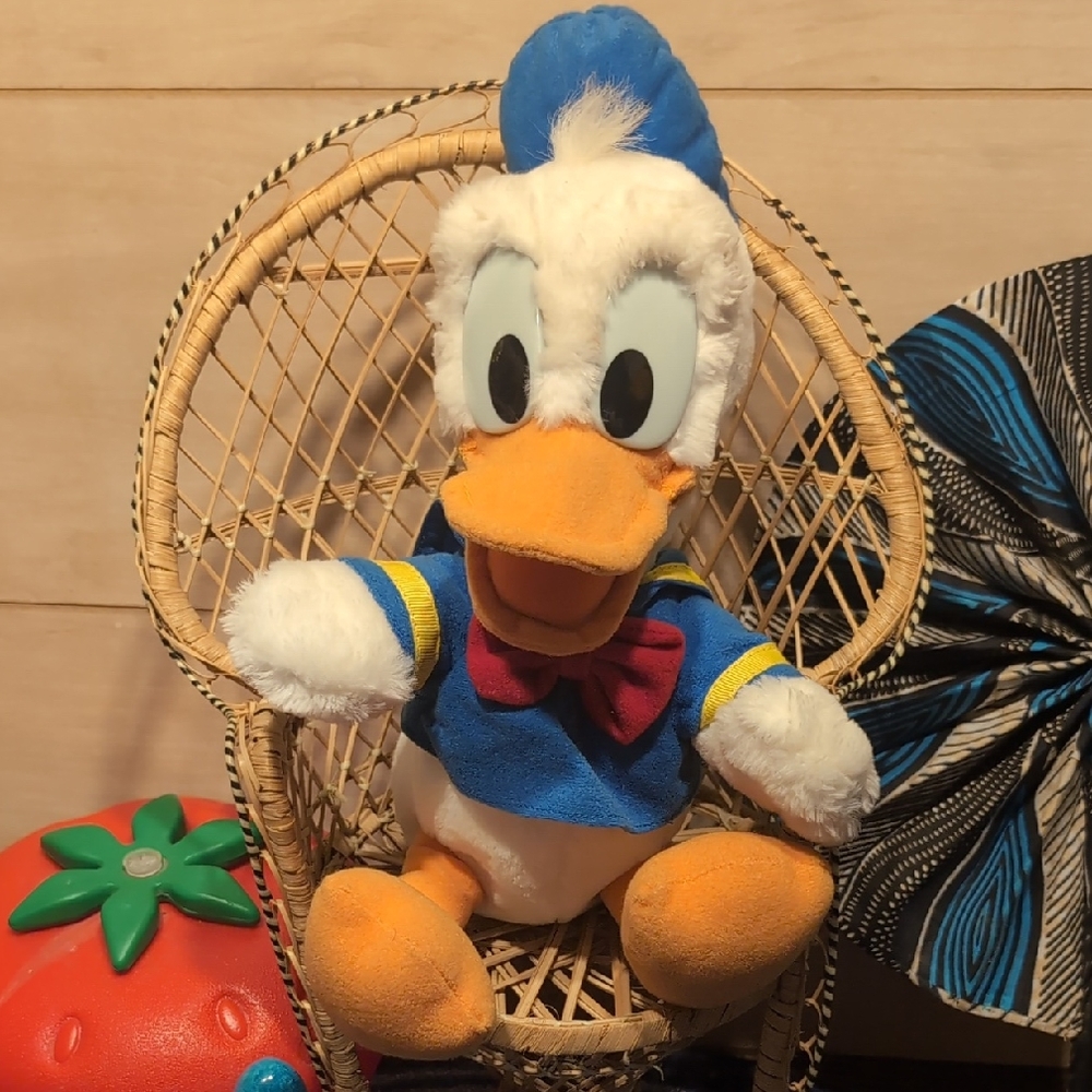 Vintage 90s Mattel Donald Duck Plush - Original Owner - Excellent